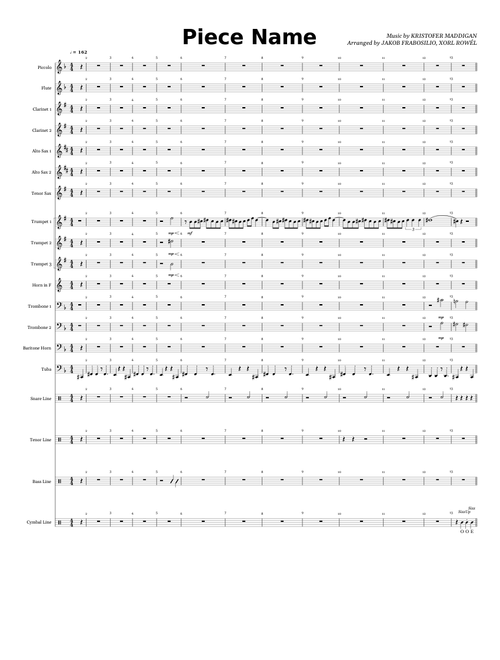 [WIP] good 4 u - Olivia Rodrigo Marching Band Arrangement