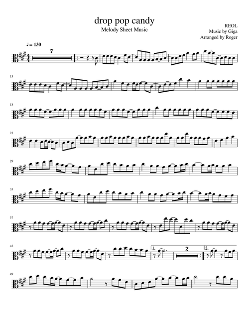drop pop candy - Viola