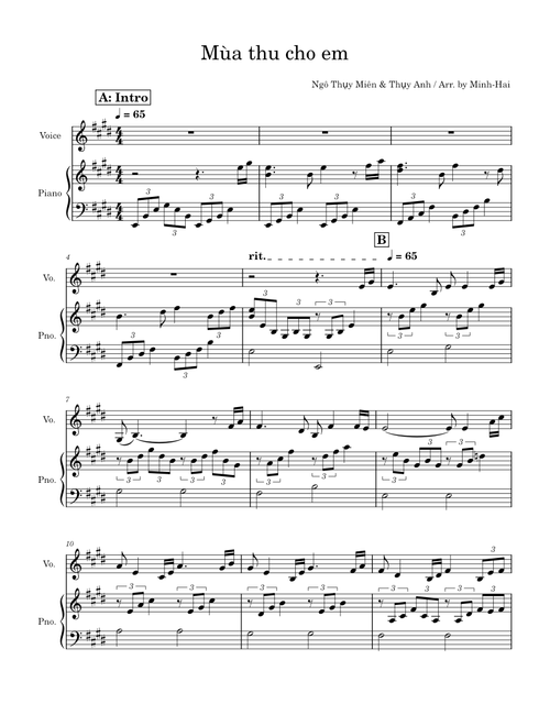 Mùa thu cho em – Ngô Thụy Miên