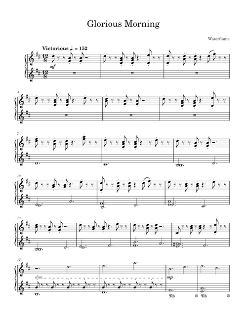 Glorious morning – Waterflame [from Age of War]