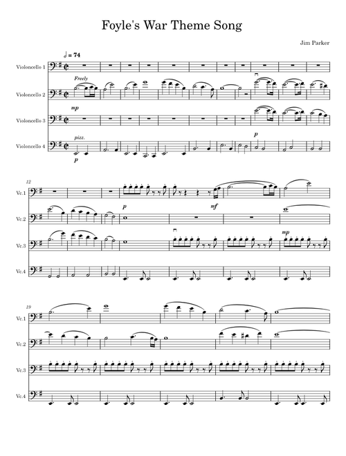 Foyle's War Theme Song – Jim Parker