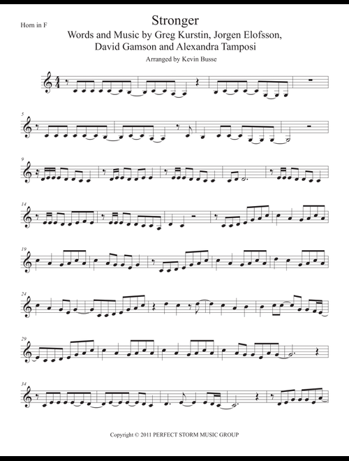 What Doesn't Kill You (Arr. Kevin Busse) - Kelly Clarkson (French Horn Solo)