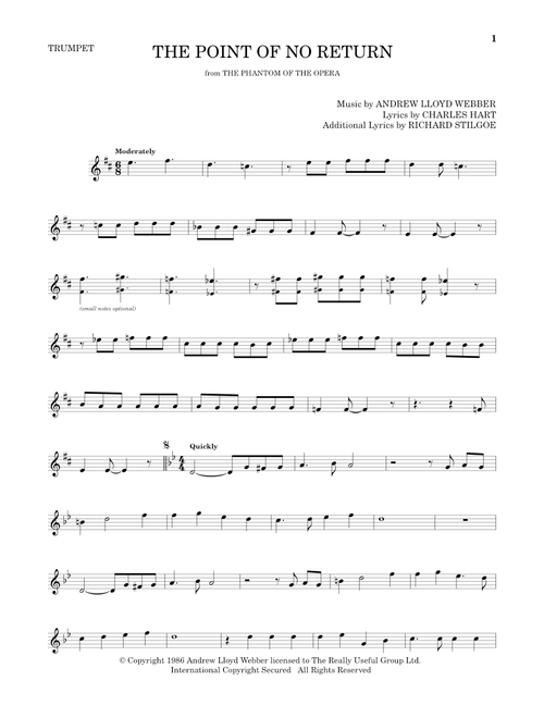 The Point Of No Return (from The Phantom Of The Opera) - Richard Stilgoe (Trumpet Solo)