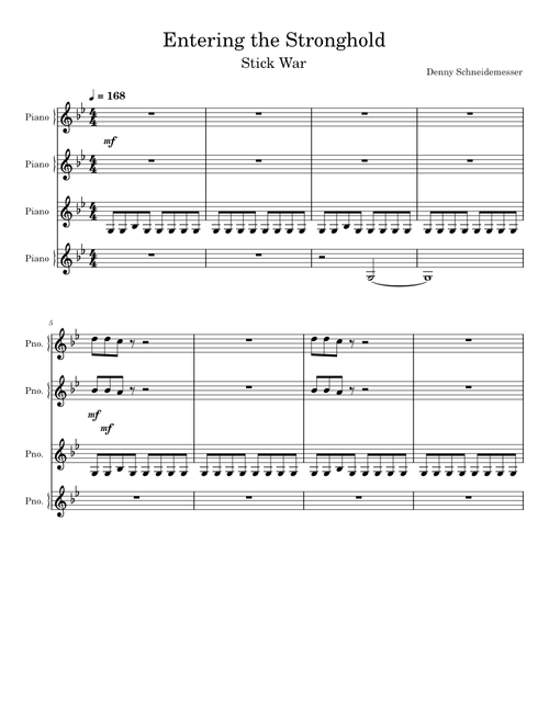 Entering the Stronghold Full Quartet