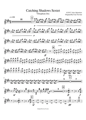 最終値下】Catching Shadows 打楽器アンサンブル 最終値下】Catching Shadows 打楽器アンサンブル