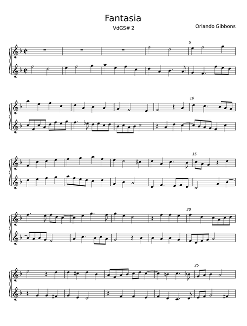 Fantasia - Orlando Gibbons