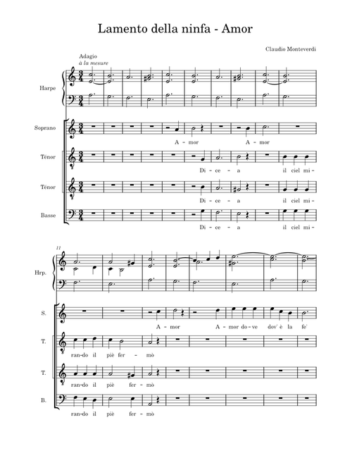 Lamento della ninfa - Monteverdi