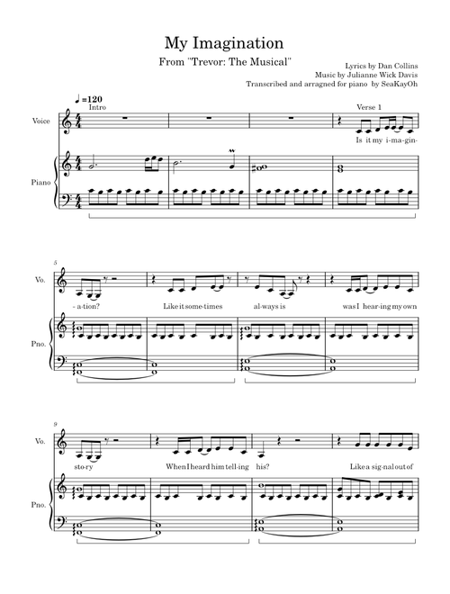 My Imagination - Trevor the Musical