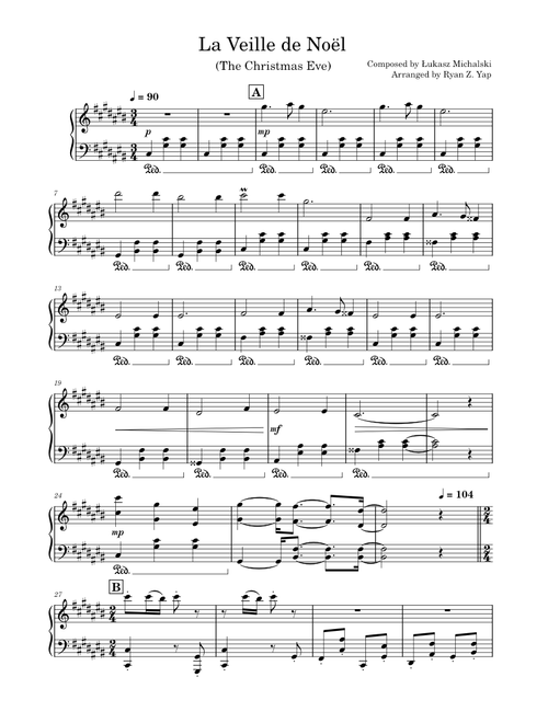 The Christmas Eve (Dancing Line) – Łukasz Michalski