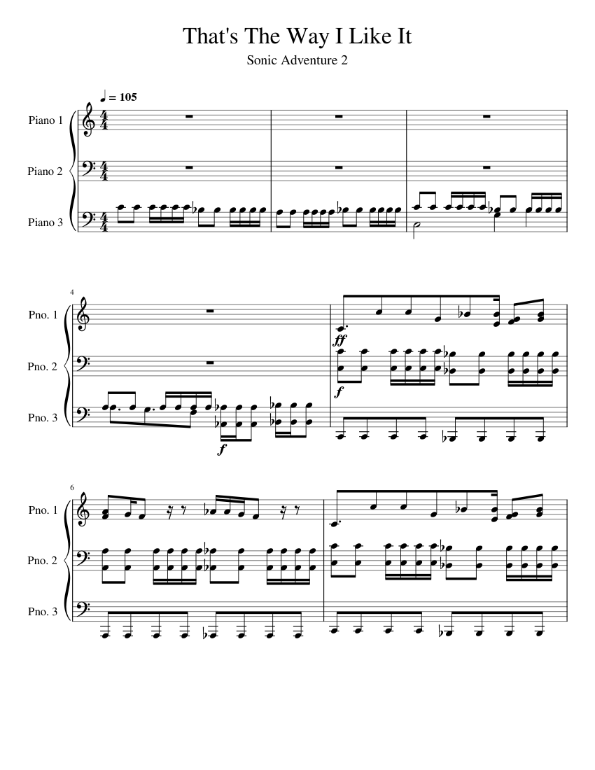 That s The Way I Like It Sheet Music For Piano Mixed Trio MuseScore that-s-the-way-i-like-it-sheet-music-for-piano-mixed-trio-musescore