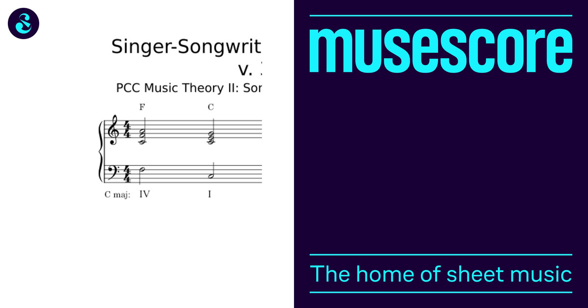 Singer-Songwriter Progression v3– SarahZGaskins Sheet music for Piano ...