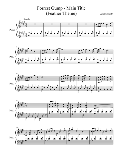 Forest Gump - Main Title (Feather Theme)