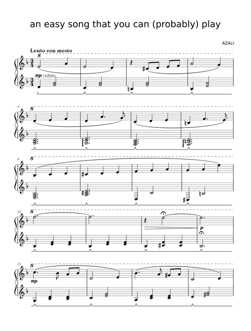 An easy song that you can (probably) play – AZALI