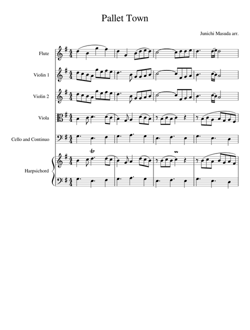Pokemon Red and Blue: Pallet Town Theme (classical arrangement)