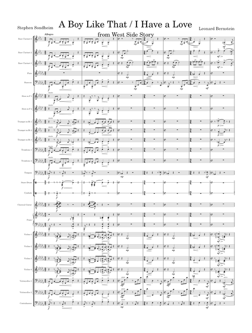 West Side Story - A Boy Like That – Leonard Bernstein