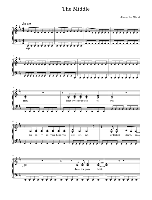 The Middle - Jimmy Eat World