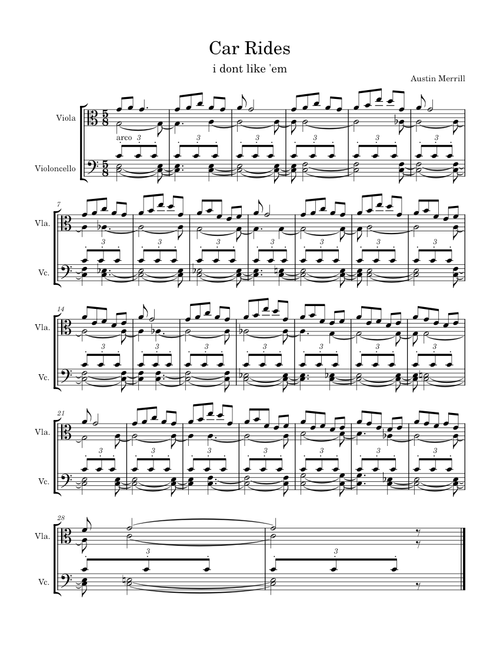 Car Rides – merrillaustin