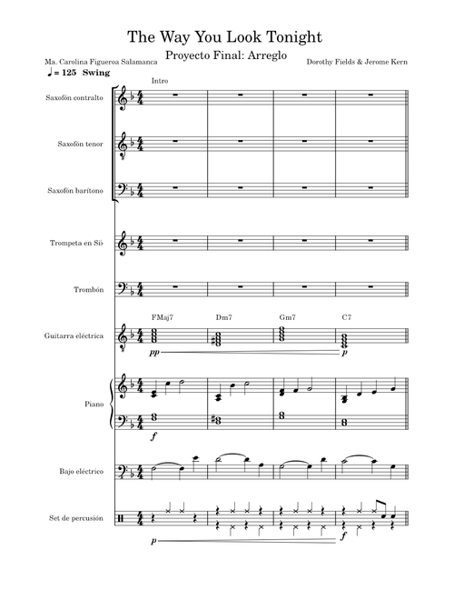 The Way You Look Tonight – Dorothy Fields & Jerome Kern