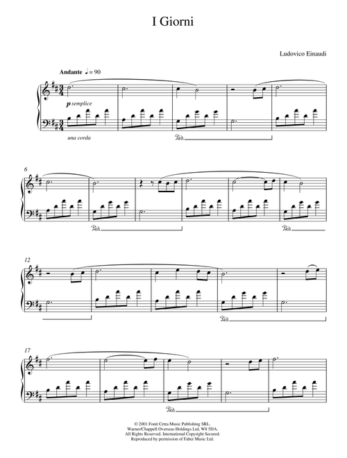 I Giorni - Ludovico Einaudi (Educational Piano)