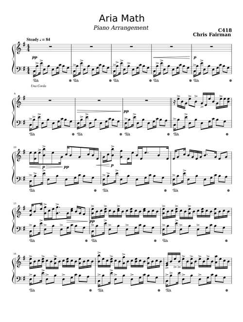 Minecraft OST: Aria Math (Advanced)