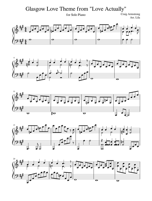 Glasgow Love Theme