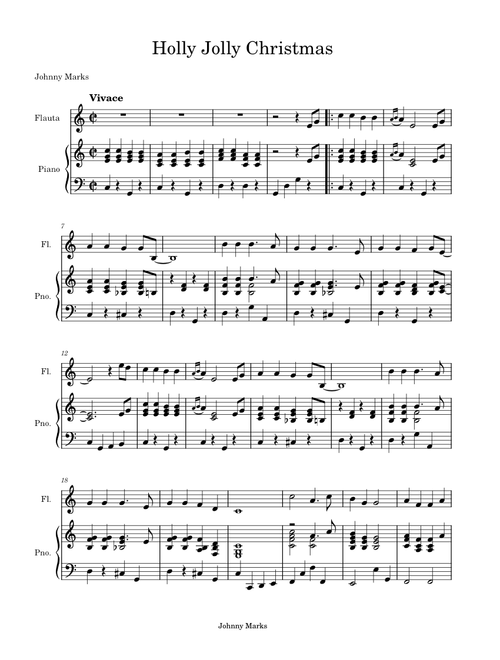 A Holly Jolly Christmas – Johnny Marks Holly Jolly Christmas