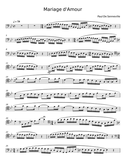 Mariage d'Amour - Paul de Senneville