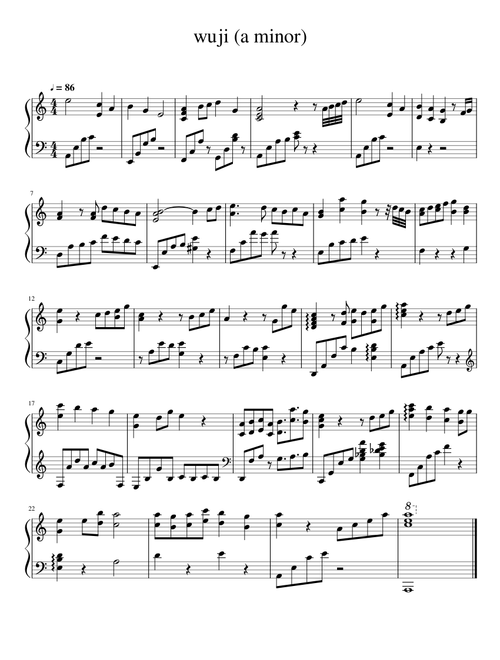wuji 无羁 (a minor)