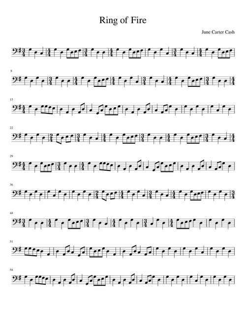 Ring of fire - Johnny Cash