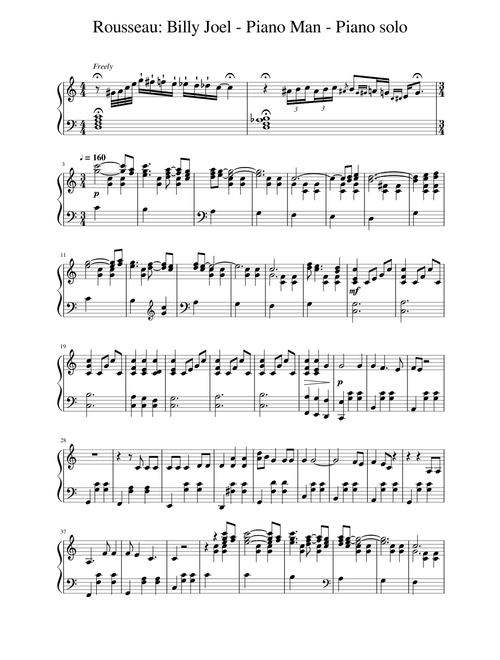 Rousseau: Billy Joel - Piano Man