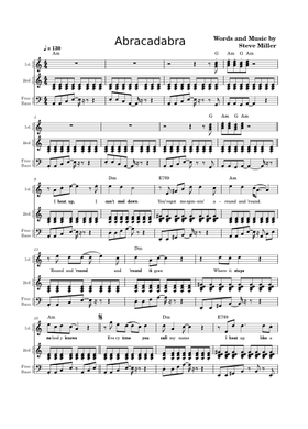 Free Steve Miller Band sheet music | Download PDF or print on