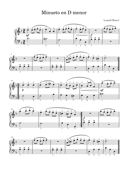 Minuet in D minor – Leopold Mozart Minueto_en_D_menor