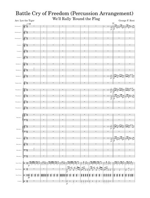 The Battle Cry of Freedom (Percussion Arrangement)