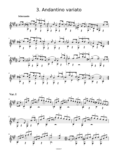 Paganini-Grande Sonata M.S.3   Andantino variato REVISED