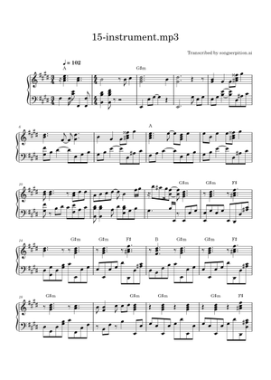 Play Official version of Darling, I Sheet Music by Tyler, The Creator ...