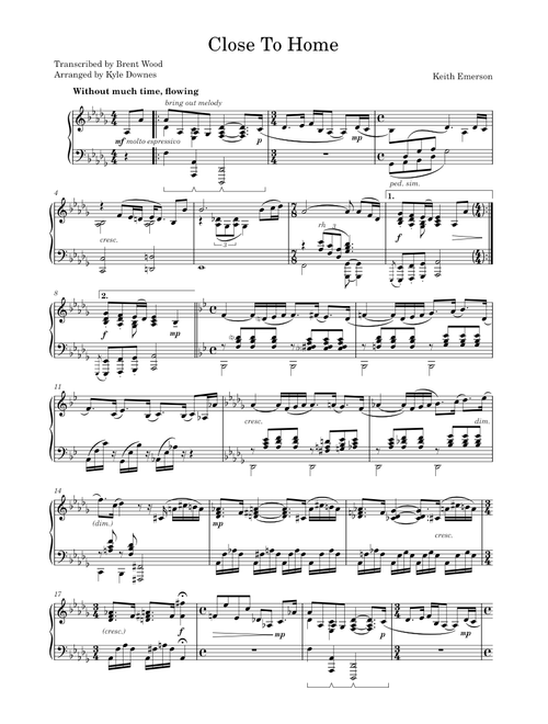 Close to Home – Keith Emerson