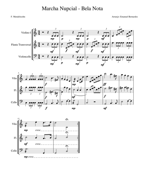 Wedding March - F. Mendelssohn