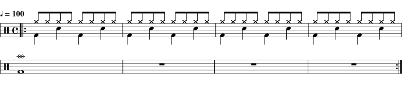 BasicBeat Sheet Music for Drum group (Solo) | MuseScore.com