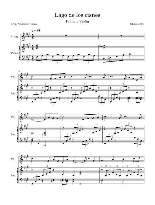 El lago de los cisnes – Pyotr Ilyich Tchaikovsky