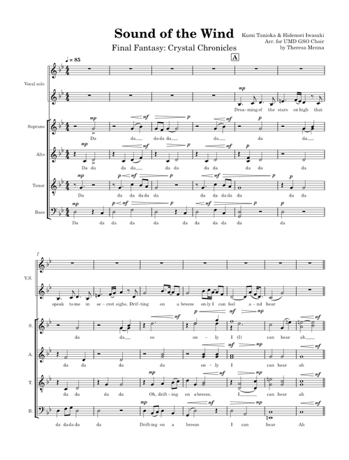 Sound of the Wind (from Final Fantasy Crystal Chronicles) – Kumi Tanioka