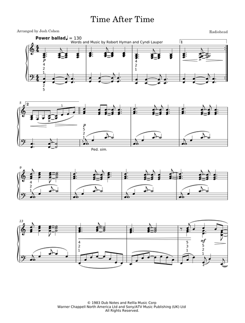 Time After Time - Cyndi Lauper