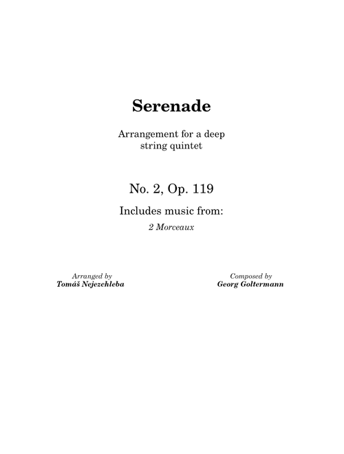 Serenade [Arr. nm 11]