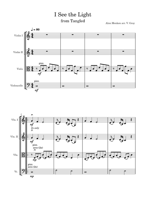 I See The Light (from Disney's Tangled) – Alan Menken