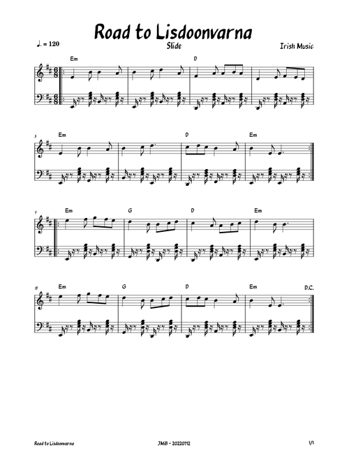 The Road to Lisdoonvarna – Traditional Irish Folk Song