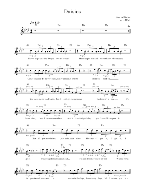Daisies – Justin Bieber