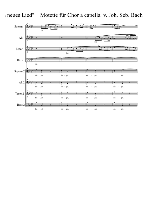 Bach BWV 225