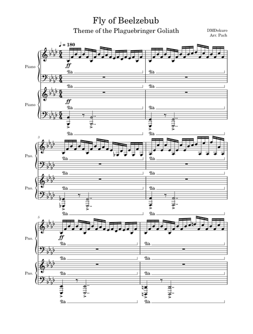 Fly of Beelzebub – DM DOKURO Arr. Pach