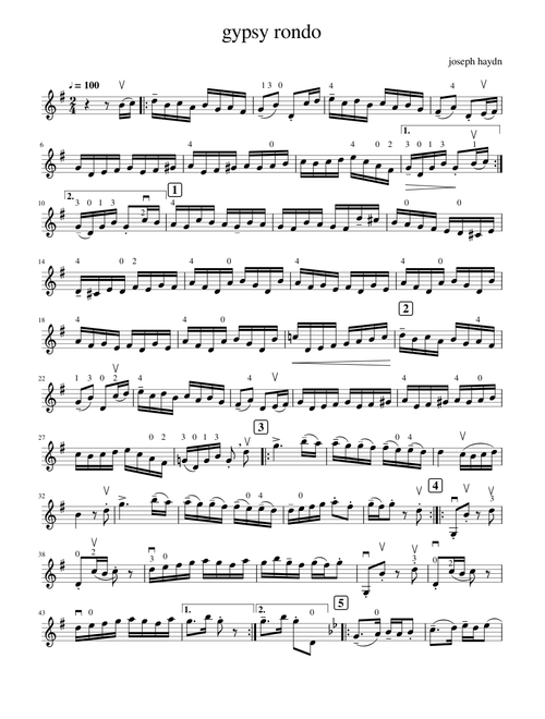 gypsy rondo