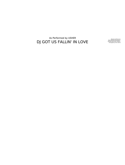 DJ Got Us Fallin' In Love (Usher) for Pep Band