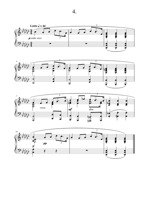 Alexander Scriabin - Prelude Opus 16 No. 4 in E♭ Minor